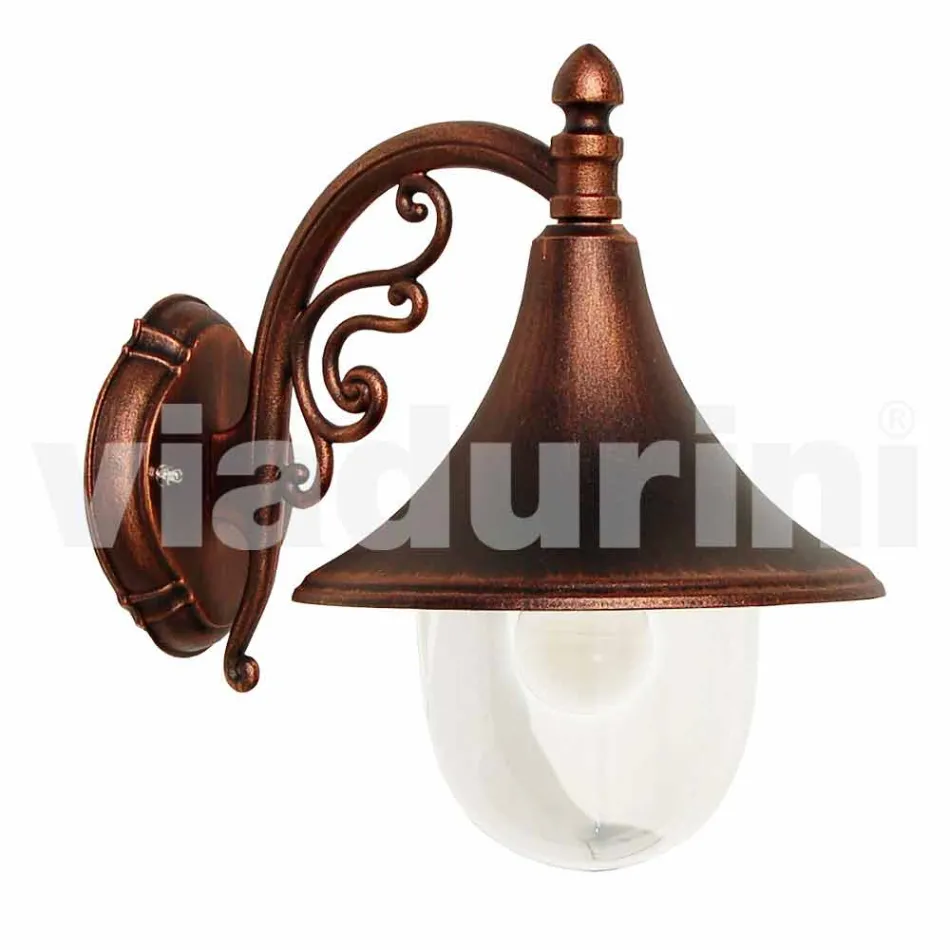 Venkovní nástěnná lampa z tlakového odlitku vyrobeného v Itálii, Anusca Viadurini