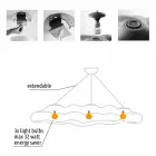 Venkovní designová závěsná lampa z polyethylenu - Nefos od společnosti Myyour Viadurini