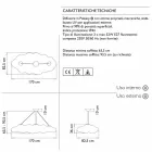 Venkovní designová závěsná lampa z polyethylenu - Nefos od společnosti Myyour Viadurini