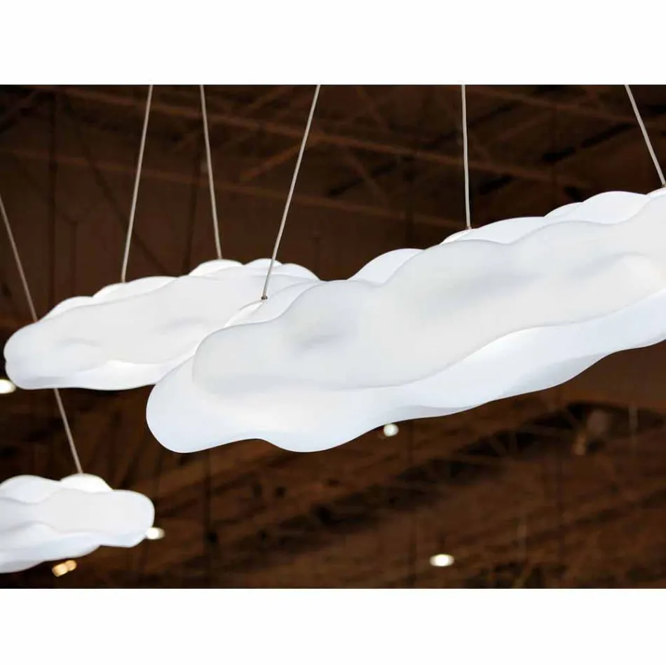 Venkovní designová závěsná lampa z polyethylenu - Nefos od společnosti Myyour Viadurini