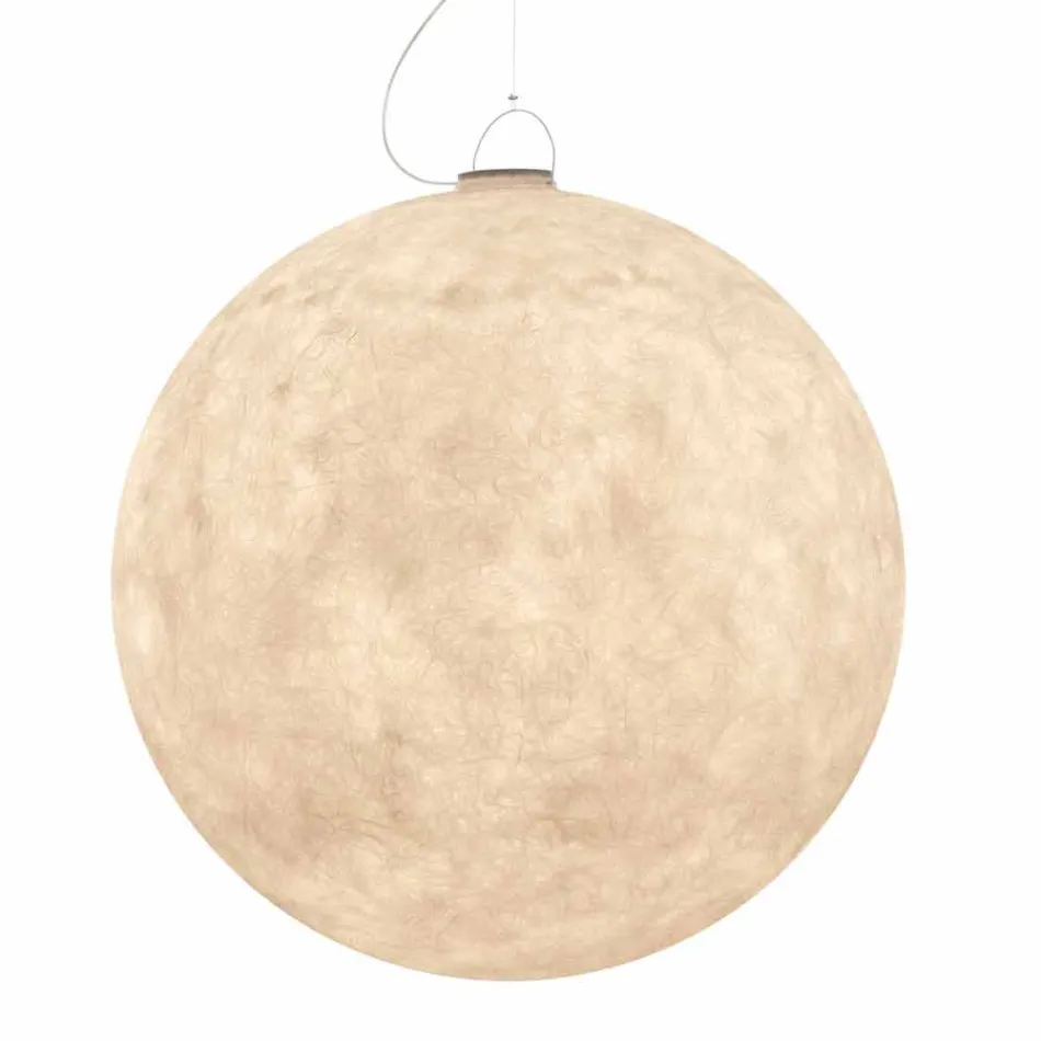 Venkovní závěsná svítilna In-es.artdesign Luna Out v nebulitu Viadurini