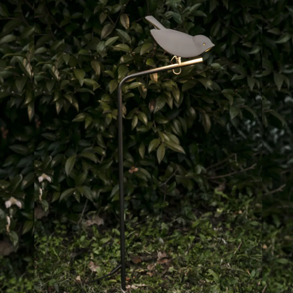 Venkovní lampa ze smaltované toskánské majoliky Made in Italy - Uccellino Viadurini