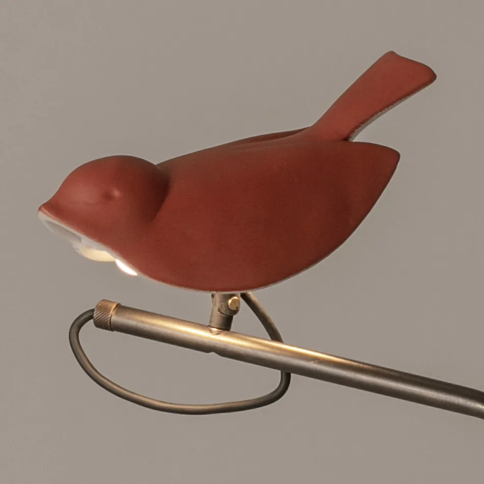 Venkovní lampa ze smaltované toskánské majoliky Made in Italy - Uccellino Viadurini