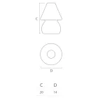 Venkovní svítidlo z polyetylenu RGB LED světlo Made in Italy - Marisol Viadurini