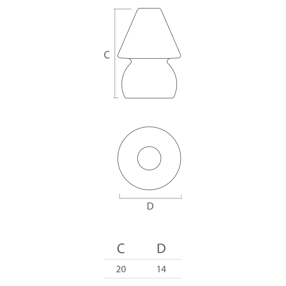 Venkovní svítidlo z polyetylenu RGB LED světlo Made in Italy - Marisol Viadurini