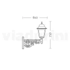 Venkovní lampa ze skla a hliníku v 5 různých provedeních - Alchymista Viadurini