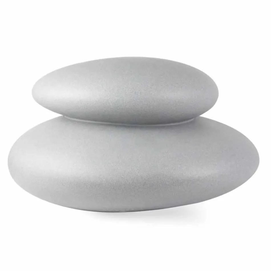 Venkovní nebo vnitřní lampa ve tvaru skály, moderní barevný design - Sassostar Viadurini