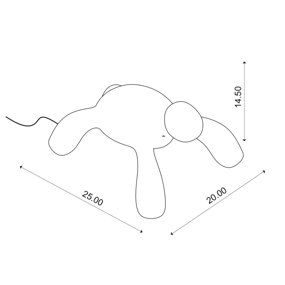 Nabíjecí a dotykově stmívatelná venkovní lampa - Turtle Viadurini