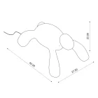 Dobíjecí a dotykově stmívatelná venkovní lampa - Turtle Viadurini