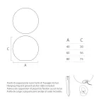 Venkovní kulové svítidlo z bílého polyetylenu Made in Italy - Nelida Viadurini
