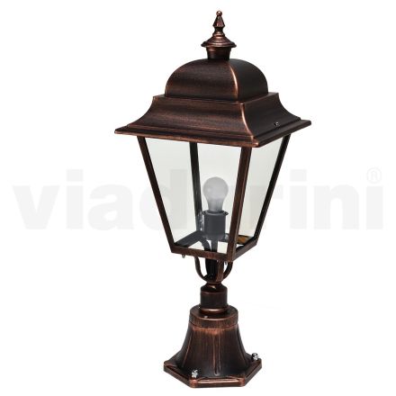 Vintage stojací zahradní lampa z hliníku Made in Italy - Bonaria Viadurini