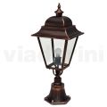 Vintage stojací zahradní lampa z hliníku Made in Italy - Bonaria