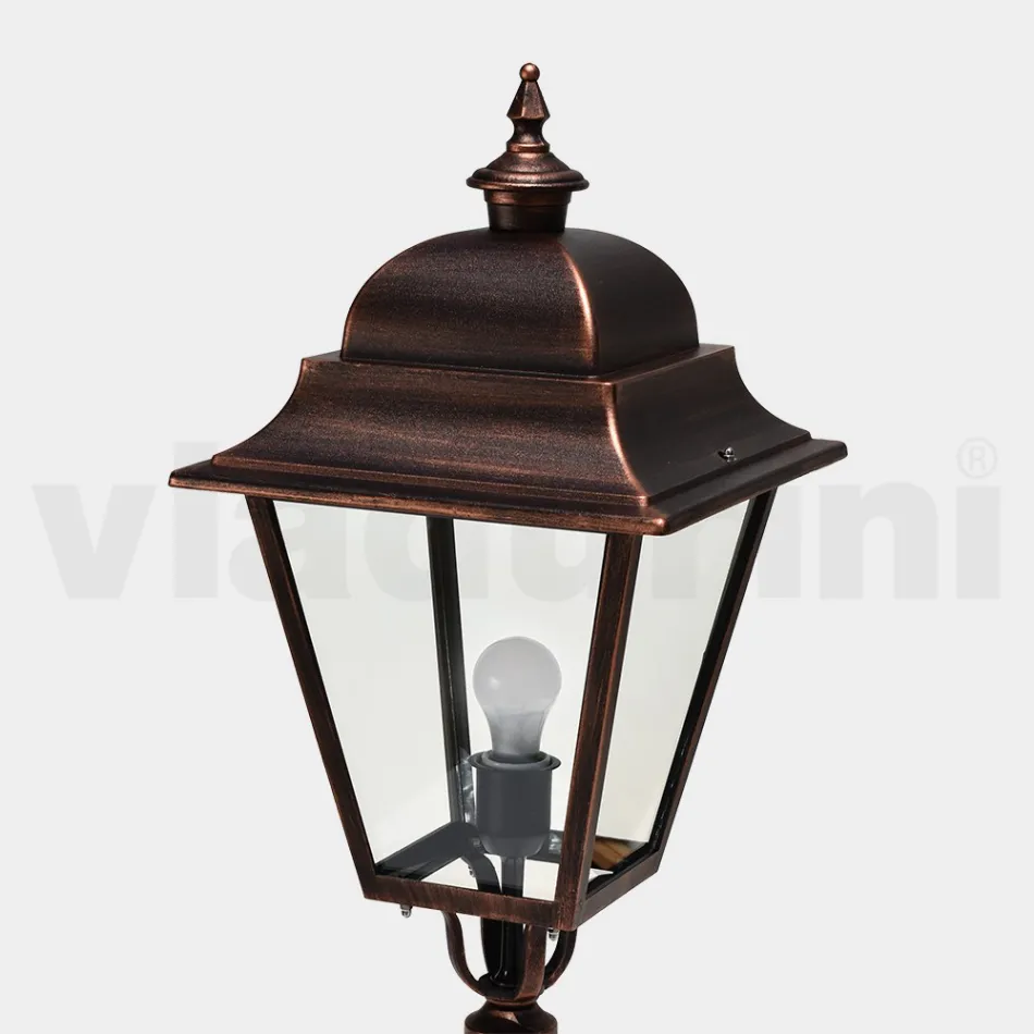 Vintage stojací zahradní lampa z hliníku Made in Italy - Bonaria Viadurini