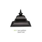 Vintage stojací zahradní lampa z hliníku Made in Italy - Bonaria Viadurini