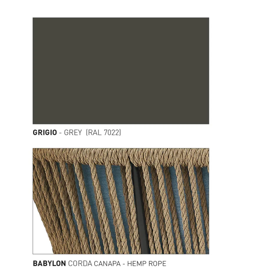 Fiber and Aluminium Garden Lamp Made in Italy - Cricket by Varaschin Viadurini