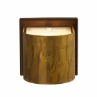 Moderní nástěnné svítidlo z mosazi a nerezové Ø11xh.11xsp.12 cm Bernadet Viadurini