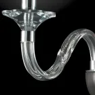 Nástěnné svítidlo ve dvou skleněných svítidel a Cristallo Ivy, made in Italy Viadurini