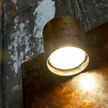 Artisan nástěnná lampa v provedení Iron Corten Made in Italy - Cialda