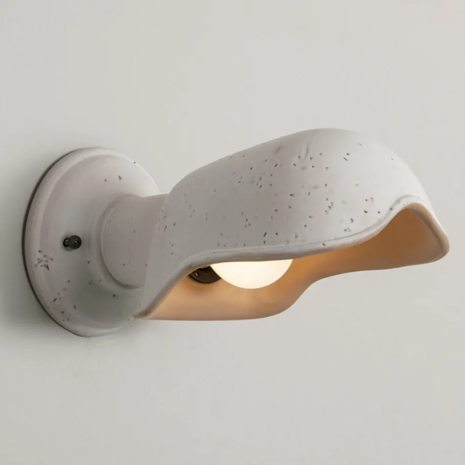 Ručně vyrobená nástěnná lampa v toskánské majolice vyrobená v Itálii - Toscot Bistrò Viadurini