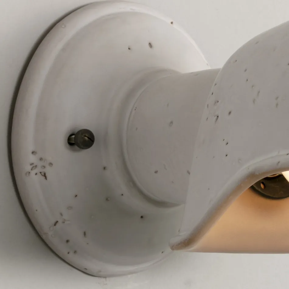 Ručně vyrobená nástěnná lampa v toskánské majolice vyrobená v Itálii - Toscot Bistrò Viadurini