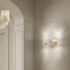 Ručně vyrobená nástěnná lampa z benátského skla Made in Italy - Graham Viadurini