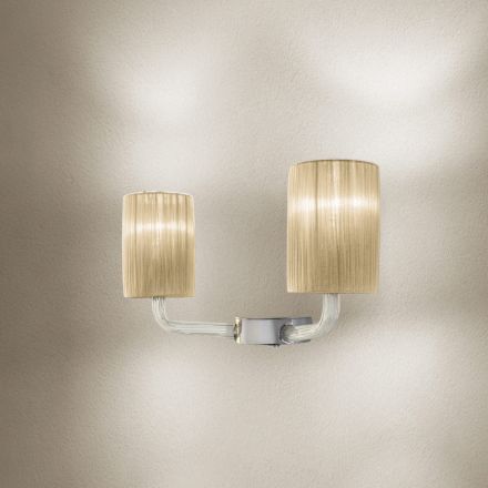 Ručně vyrobená nástěnná lampa z benátského skla Made in Italy - Graham Viadurini