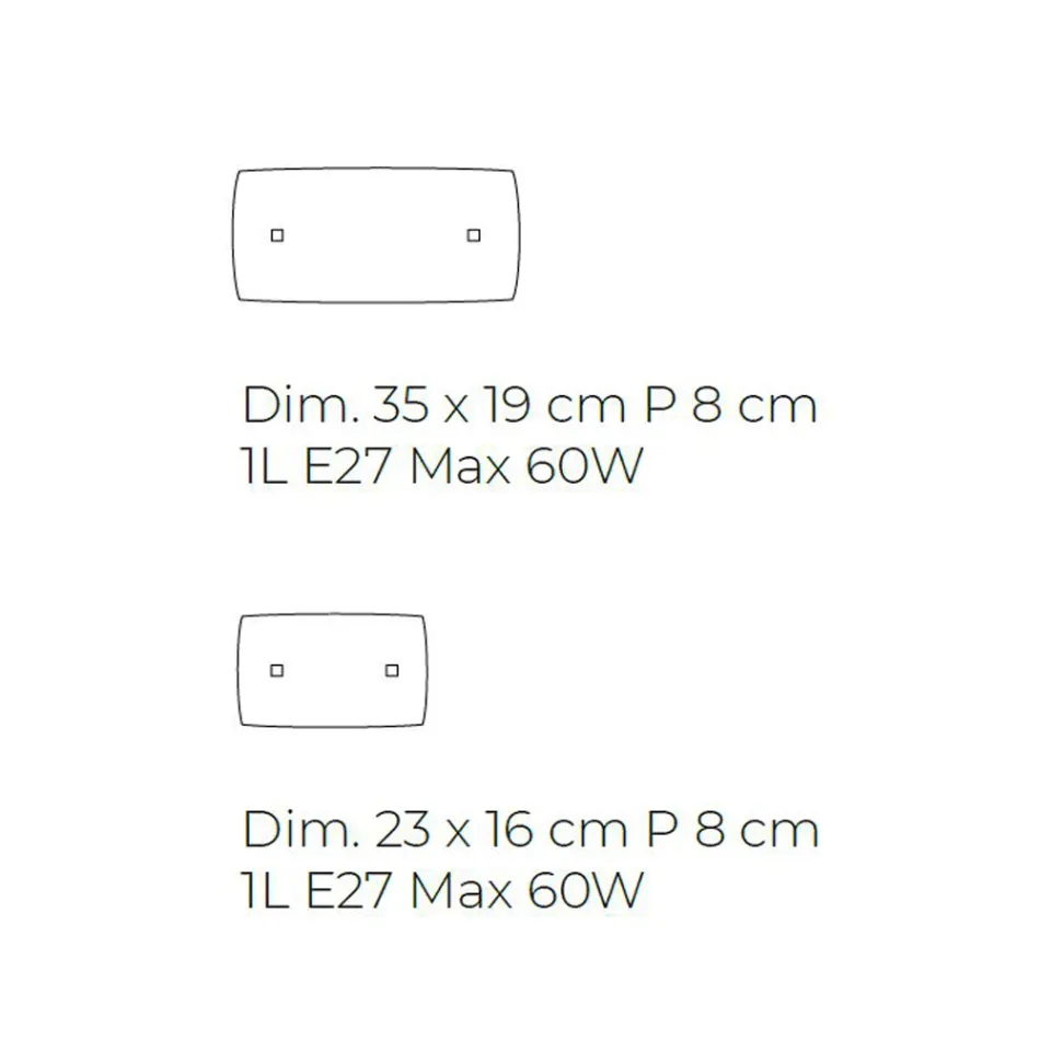 Ručně vyrobená nástěnná lampa z foukaného a zdobeného benátského skla - Mary Viadurini