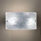 Ručně vyrobená nástěnná lampa z foukaného a zdobeného benátského skla - Mary Viadurini