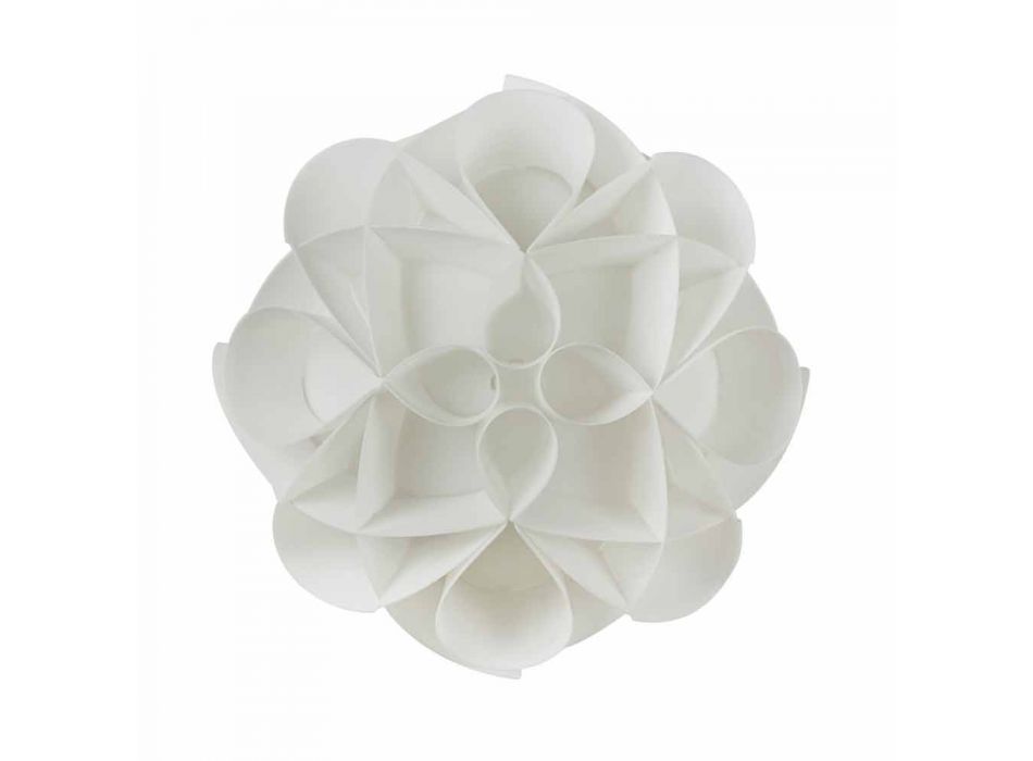 Nástěnné svítidlo bílá perla moderní design, průměr 28 cm, Lena Viadurini