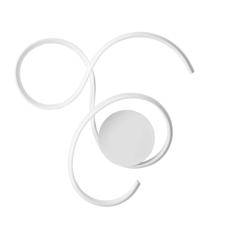 Nástěnné svítidlo s LED v lakovaném kovu v moderním designu - Trella Viadurini