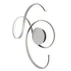 Nástěnné svítidlo s LED v lakovaném kovu v moderním designu - Trella Viadurini