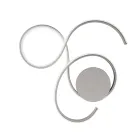 Nástěnné svítidlo s LED v lakovaném kovu v moderním designu - Trella Viadurini