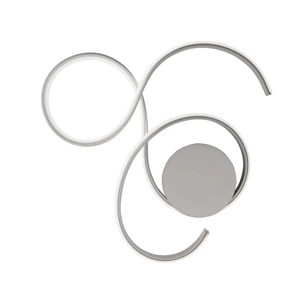 Nástěnné svítidlo s LED v lakovaném kovu v moderním designu - Trella Viadurini