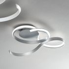 Nástěnné svítidlo s LED v lakovaném kovu v moderním designu - Trella Viadurini