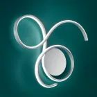 Nástěnné svítidlo s LED v lakovaném kovu v moderním designu - Trella Viadurini