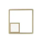 Nástěnná lampa s LED ve zlatém lakovaném kovu - formální Viadurini