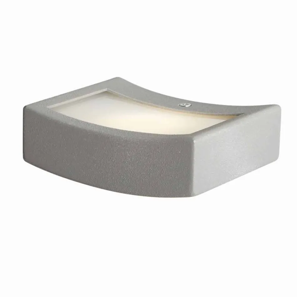 Lampa moderní design ocelové stěně Ø13xh.3,5xsp.10 cm Osea Viadurini