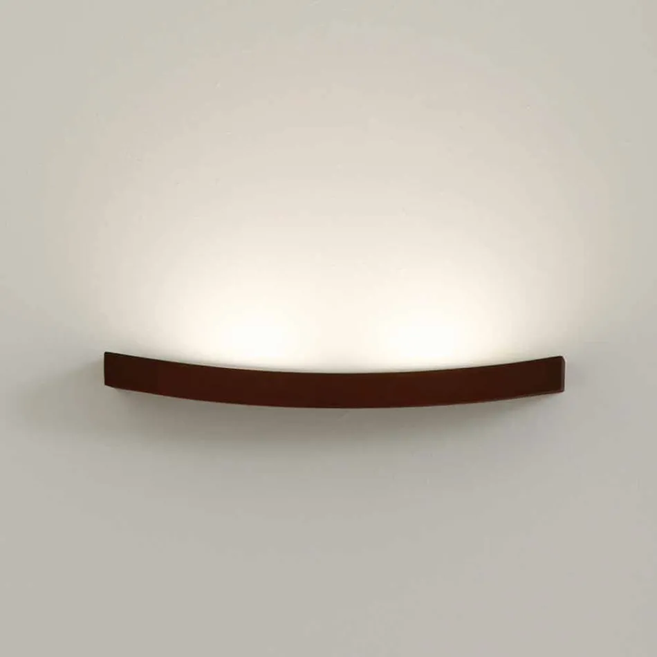 Lampa moderní design ocel zeď Ø50xh.3,5xsp.10 cm Eldora Viadurini