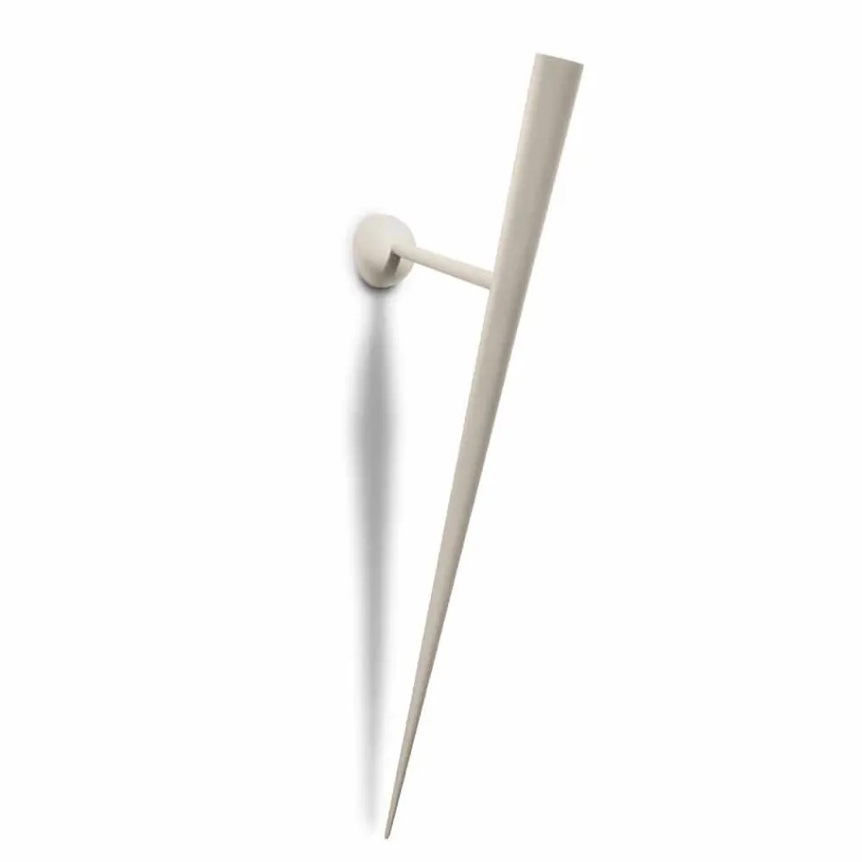 Nástěnná lampa z lakovaného kovu s integrovanou LED vyrobenou v Itálii - trůn Viadurini