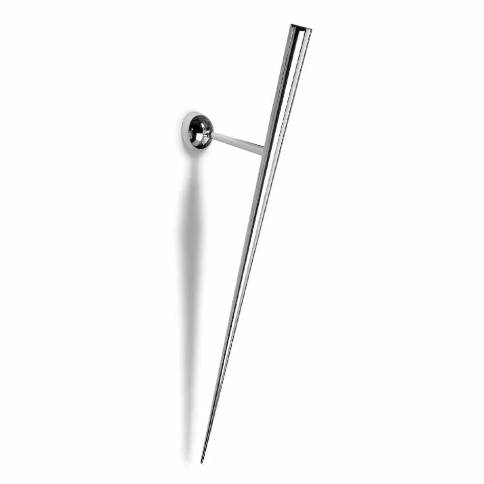 Nástěnná lampa z lakovaného kovu s integrovanou LED vyrobenou v Itálii - trůn Viadurini