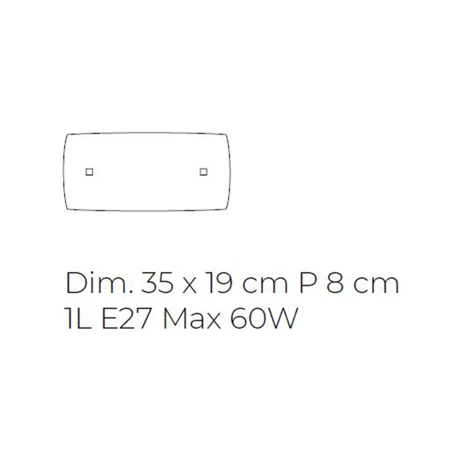 Ručně foukaná nástěnná skleněná lampa Mother of Pearl v Benátkách - Chrystal Viadurini