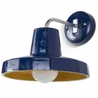 Moderní nástěnná lampa v toskánské majolice a mosazi, Rossi Toscot Viadurini