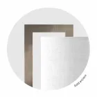 Moderní kovová nástěnná lampa s lněným stínidlem vyrobené v Itálii - Bali Viadurini