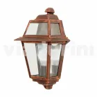 Nástěnná lampa pro klasický outdoor vyrobený v Itálii, hliník Kristel Viadurini