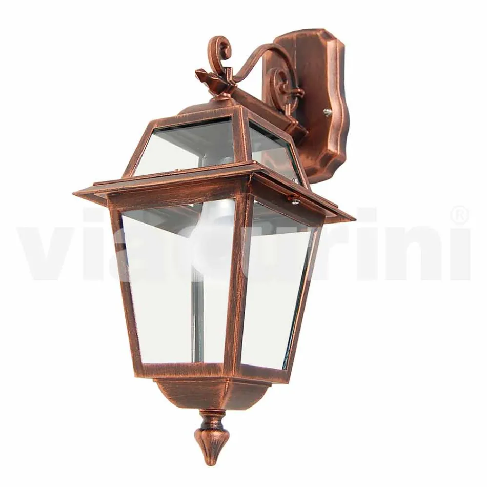 Venkovní nástěnná lampa z hliníku vyrobená v Itálii, Kristel Viadurini