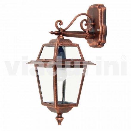 Venkovní nástěnná lampa z hliníku vyrobená v Itálii, Kristel Viadurini