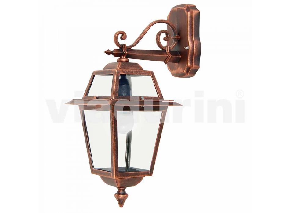 Venkovní nástěnná lampa z hliníku vyrobená v Itálii, Kristel Viadurini