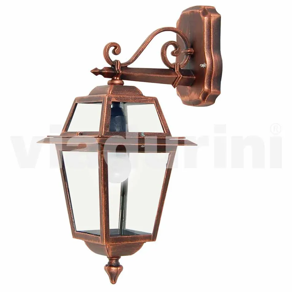 Venkovní nástěnná lampa z hliníku vyrobená v Itálii, Kristel Viadurini