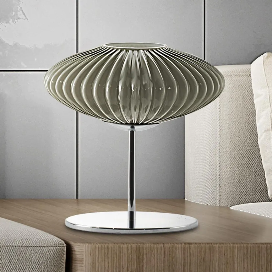 Stolní lampa Artisan z ručně foukaného skla v Benátkách - Dafne Viadurini