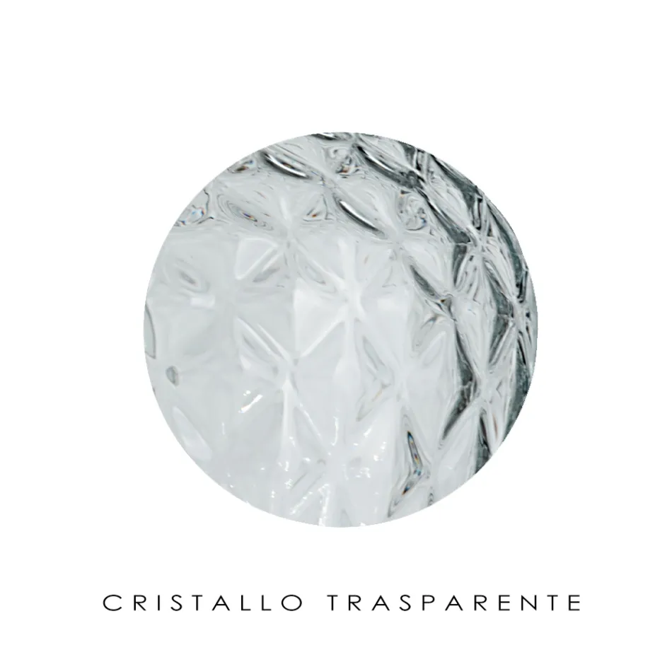 Ručně vyráběná stolní lampa z benátského foukaného skla - Dalia Balloton Viadurini